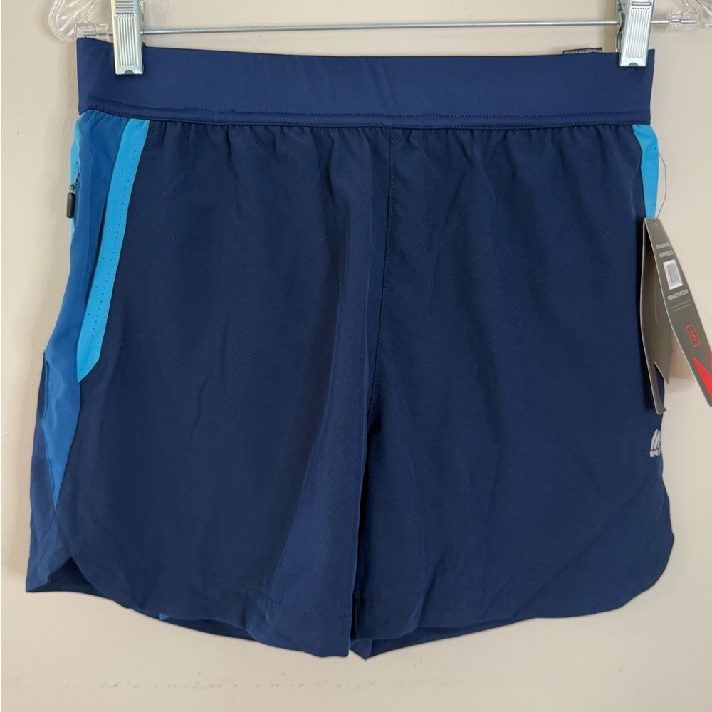 RBX Performance Blue running shorts SZ SM